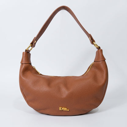 Giulia Borsa a Mezzaluna in Vera Pelle
