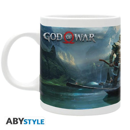 ABYSTYLE TASSE GOD OF WAR: "KEY ART" MUG KAFFEEBECHER KERAMIK HENKEL 320ML