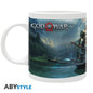 ABYSTYLE GOD OF WAR MUG: "KEY ART" CERAMIC COFFEE CUP WITH HANDLE 320ML