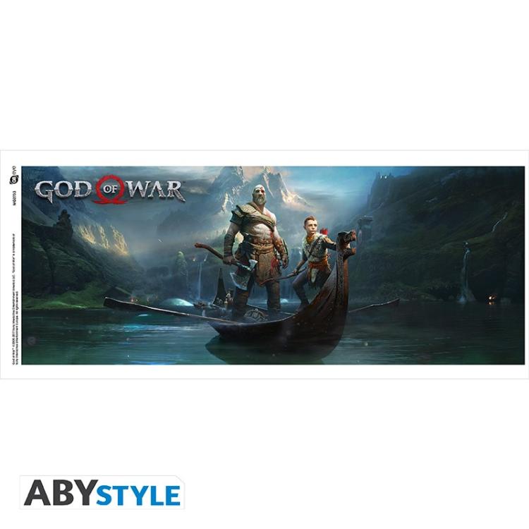 ABYSTYLE TASSE GOD OF WAR: "KEY ART" MUG KAFFEEBECHER KERAMIK HENKEL 320ML