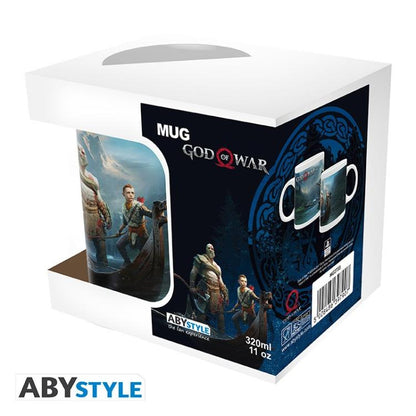 ABYSTYLE TASSE GOD OF WAR: "KEY ART" MUG KAFFEEBECHER KERAMIK HENKEL 320ML