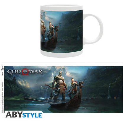 ABYSTYLE TASSE GOD OF WAR: "KEY ART" MUG KAFFEEBECHER KERAMIK HENKEL 320ML