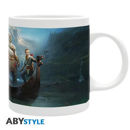 ABYSTYLE TASSE GOD OF WAR: "KEY ART" MUG KAFFEEBECHER KERAMIK HENKEL 320ML