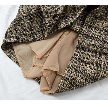 Gonna Coreana Irregolare Donna – Skirt Asimmetrica Elegante Autunno