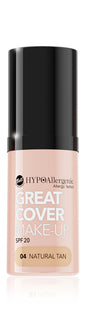 HypoAllergenic Great Cover Make Up High Coverage Mousse Foundation SPF20 20 gr