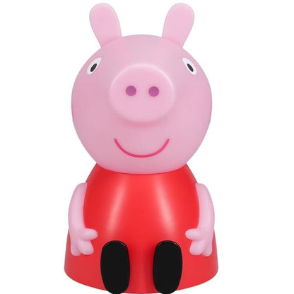 Paladone - LED-Tischlampe (Peppa Pig Licht) mit Geräuschen, Nachtlicht, 18 cm