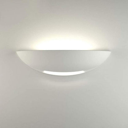 Universo Wandleuchte Gips Doppelausstrahlung R7S Lampe Innen Halbmond