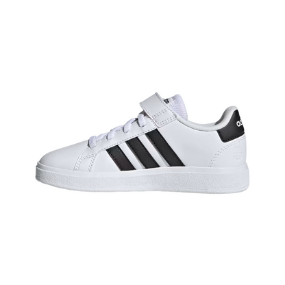 Adidas scarpa sneakers da bambino Grand Court 2.0 EL GW6521 bianco-nero