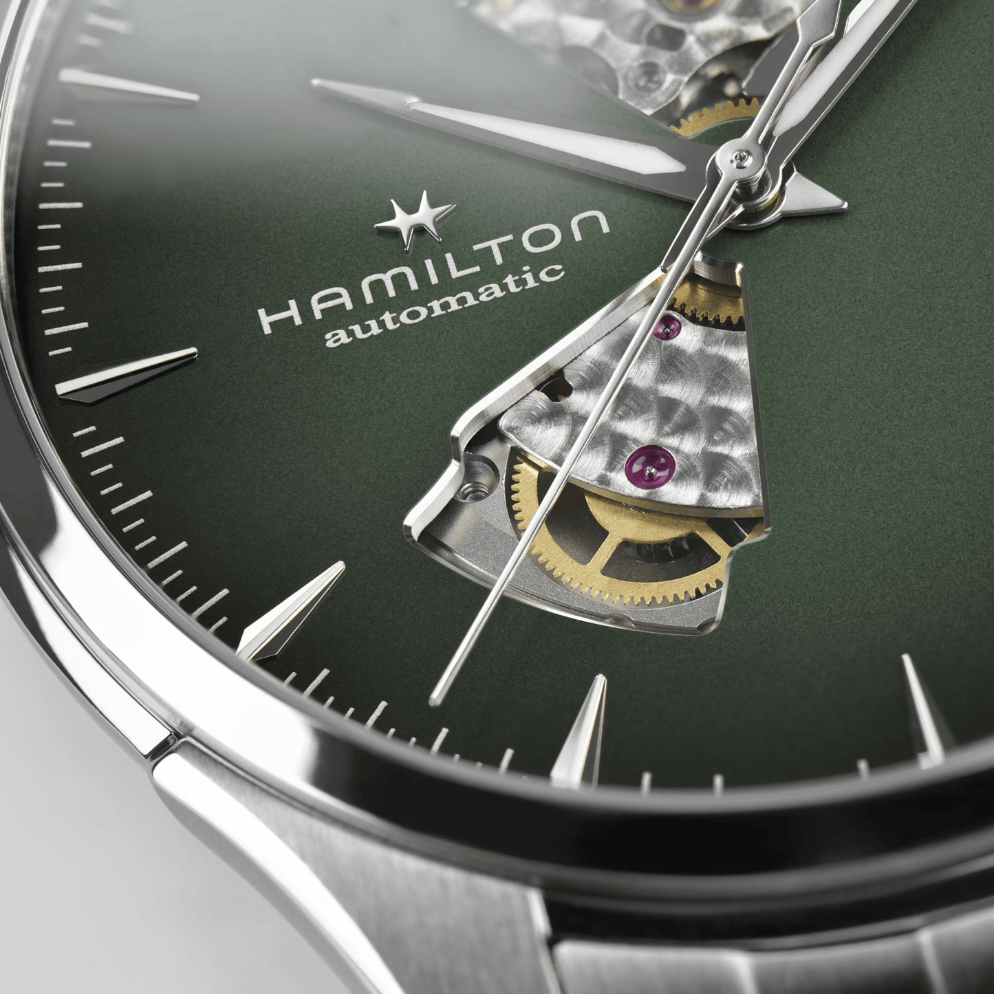 Hamilton Jazzmaster H32675160 – scheletrato automatico verde in acciaio
