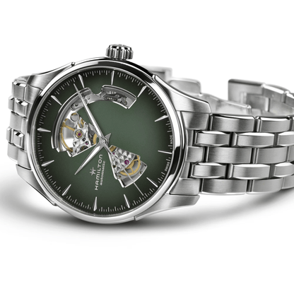 Hamilton Jazzmaster H32675160 – scheletrato automatico verde in acciaio