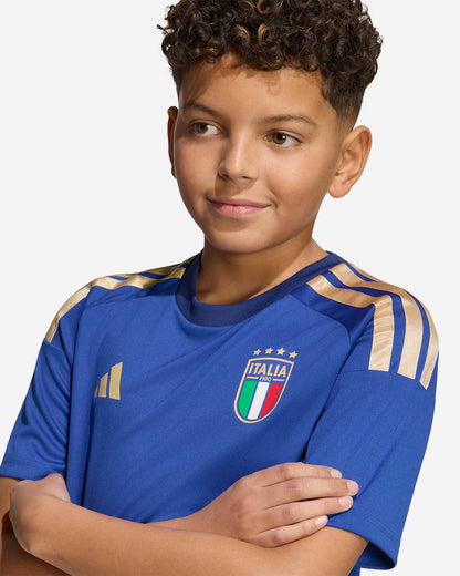 Adidas Maglia Italia 26 Home Fan FIGC JY7589 Azzurra Junior