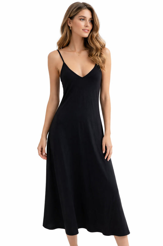 Dimensione Danza Abito Lungo Donna 40D291J21 2000 - Vestito Nero in Cotone