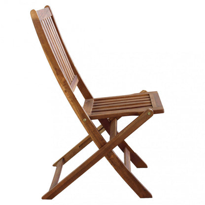 Sedia Diana in legno di Acacia con dimensioni cm 46 x 57 x 91 h di colore marrone - Senza braccioli