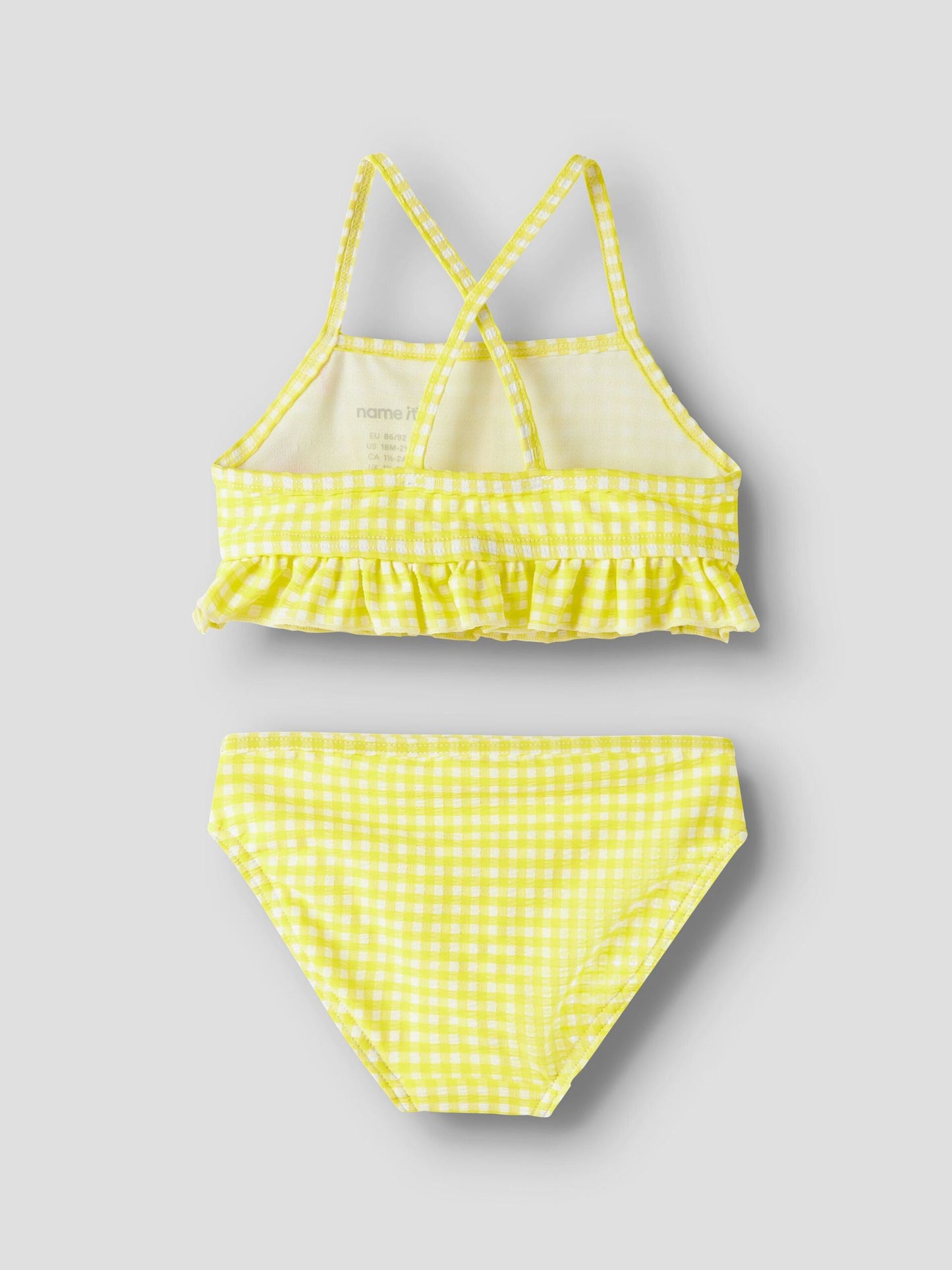 name it Bikini Bimba NMFZAMMER 13239670 Giallo - Costume Due Pezzi Mare PE26