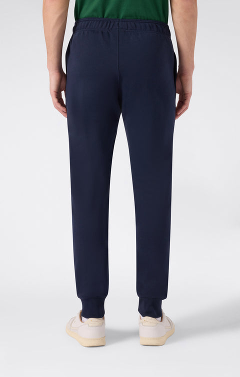 Champion Pantalone Jogger Slim Fit Felpato 220299-BS501 Blu Uomo - Pantalone Sportivo