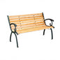 Real cast iron and wood bench - Dimensions: 126 x 60 x 77h cm