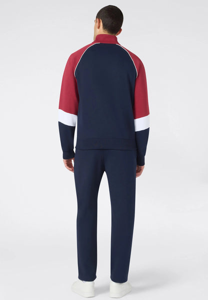 Champion Tuta Sportiva Uomo Fleece 222692-BS501 Blu-Rosso - Completo Sportivo