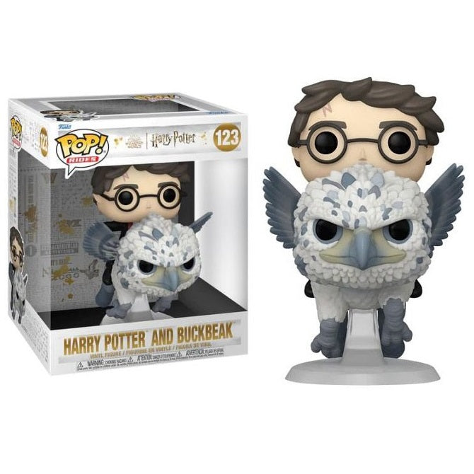 Funko Pop! Rides Deluxe (123) Harry Potter mit Seidenschnabel Figur 15cm