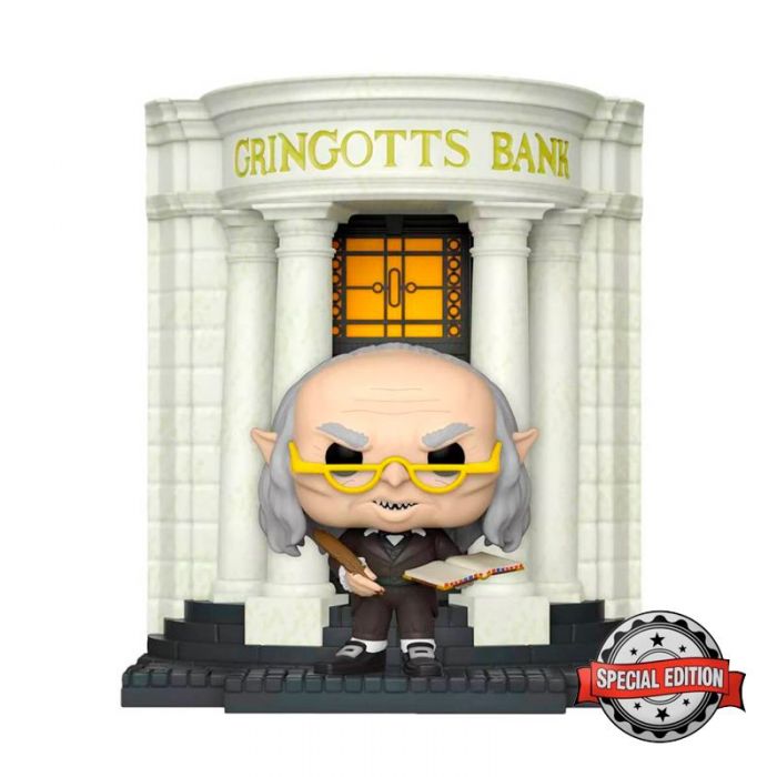 Funko Pop Deluxe Harry Potter – Kobold-Chef von Gringotts mit Gringotts-Bank (138)
