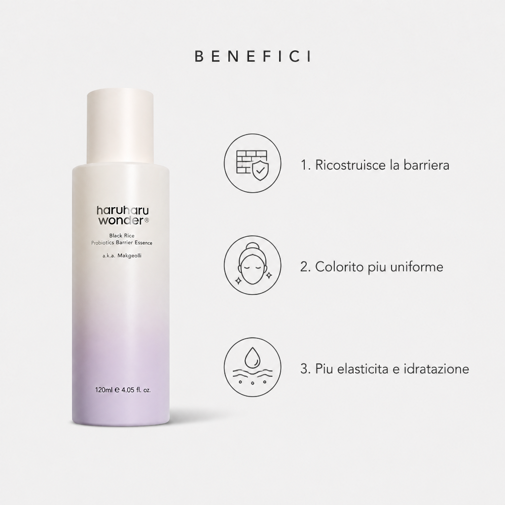 Haruharu Wonder Black Rice Probiotics Barrier Essence – Essenza Barriera 120ml