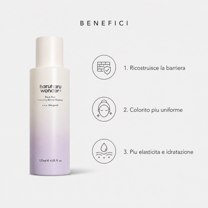 Haruharu Wonder Black Rice Probiotics Barrier Essence – Essenza Barriera 120ml