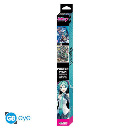 Abystyle (HATSUNE MIKU) Set 2 Chibi Poster: "Hatsune Miku" (52x38) Gb Eye