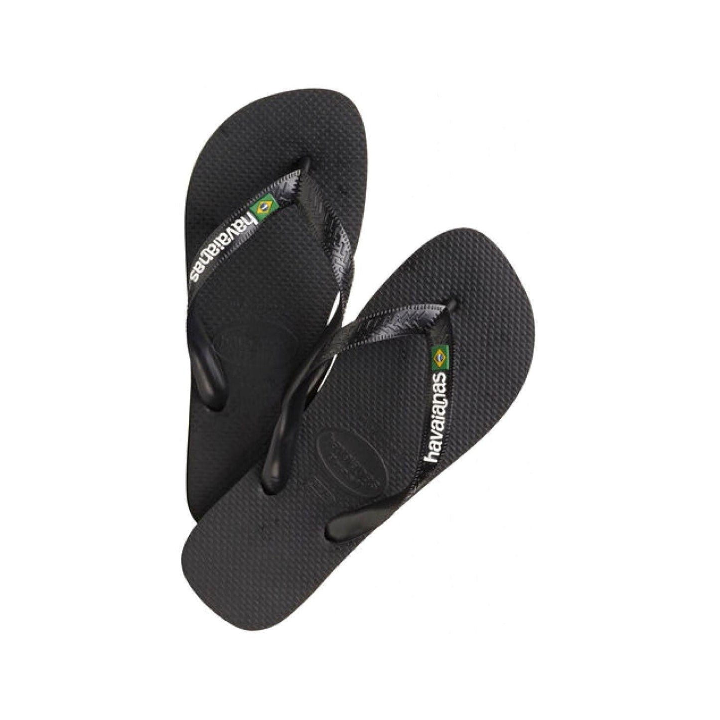 Infradito Brasil Logo Black/Black