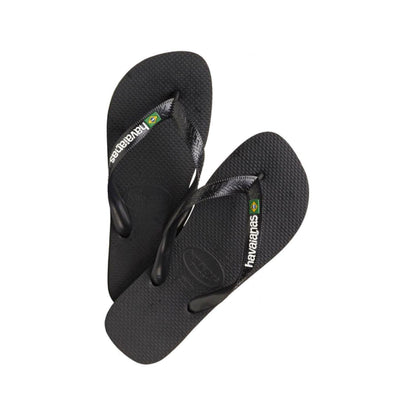 Infradito Brasil Logo Black/Black