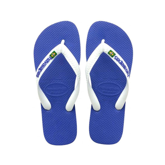 Infradito Brasil Logo Marine Blue