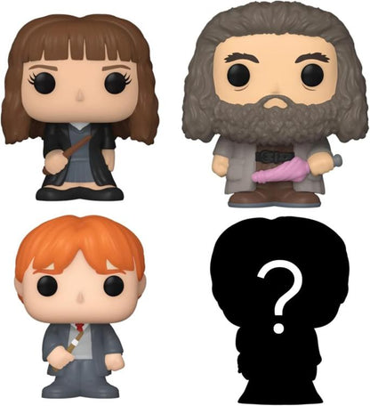 Funko Bitty Pop! Harry Potter – Hermine Granger/Rubeus Hagrid/Ron Weasley 4 Stück
