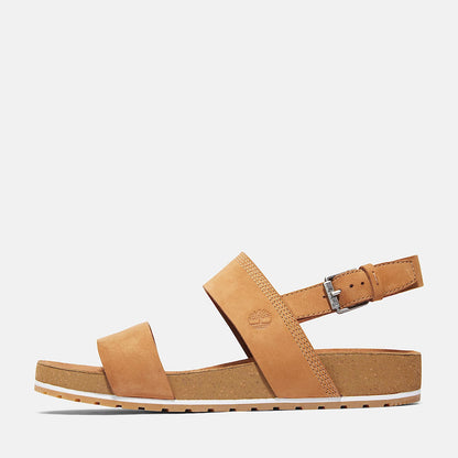 Timberland Sandalo Donna Malibu Waves TB0A1MQGF13 Marrone Pelle Premium