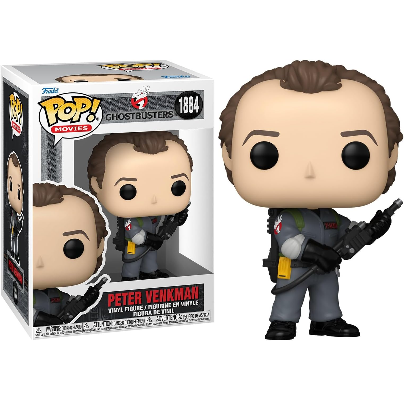 Funko Pop ! Movies Ghostbusters - Peter Venkman (1884) Vinyl Figure 9cm