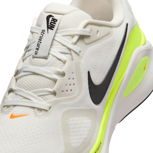 Nike Structure 26 Uomo HJ1102-103 Bianco Scarpa Running Stabile PE26