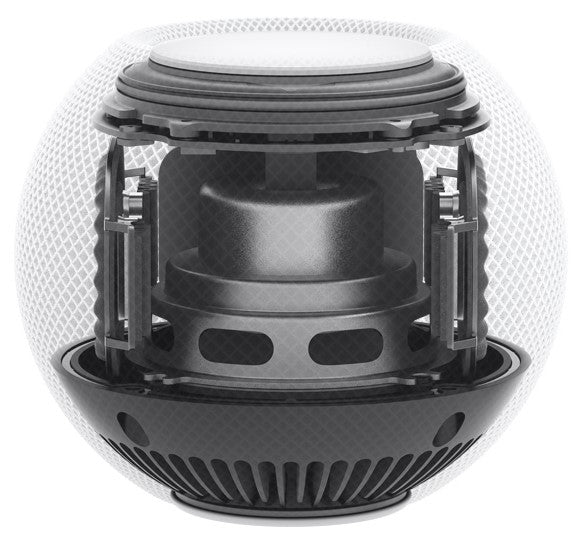APPLE HOMEPOD MINI SPACE WHITE SIRI VOICE ASSISTANT SPEAKER WHITE MY5H2SM/A
