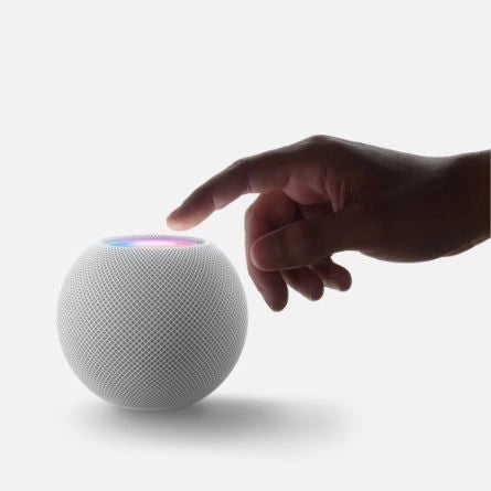 APPLE HOMEPOD MINI SPACE WHITE SIRI VOICE ASSISTANT SPEAKER WHITE MY5H2SM/A