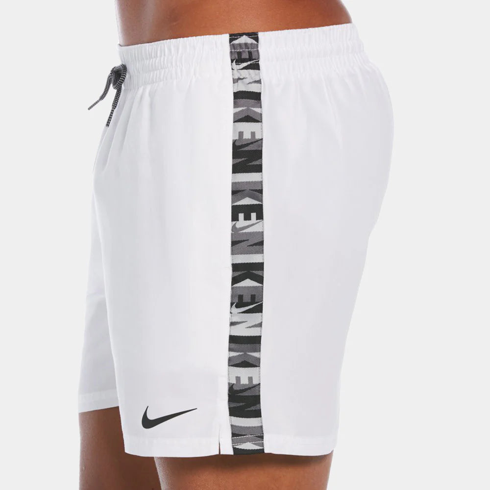 Nike Costume da Bagno Uomo 5" Volley Short Bianco - NESSG555-100