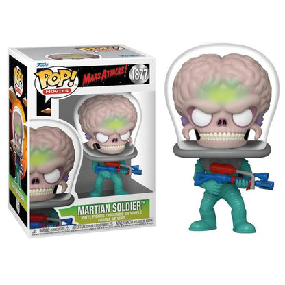 Funko Pop! Movies: Mars Attacks Film (1877) – Martianischer Soldat Vinylfigur 9 cm