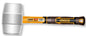 Ingco 220g White Rubber Head Hammer with Fiberglass Handle