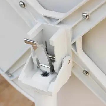 Tavolo Alto Vega ø 60 - In acciaio con trattamento antiruggine