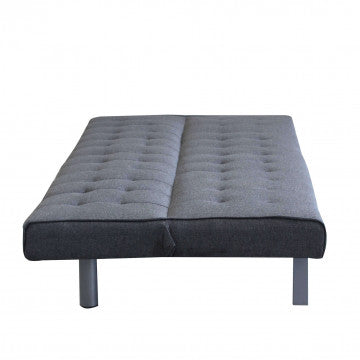 Divano Letto con Struttura in Metallo e Legno in due colori