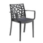 Matrix Armchair - Stackable polypropylene armchair Dimensions: cm 55 x 58 x 82 h