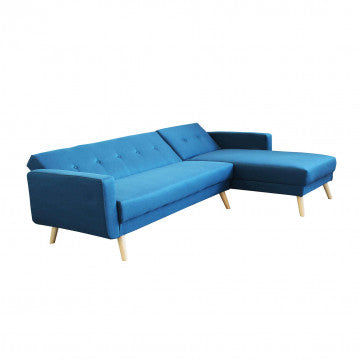 Modernes Schlafsofa mit Metall- und Holzgestell