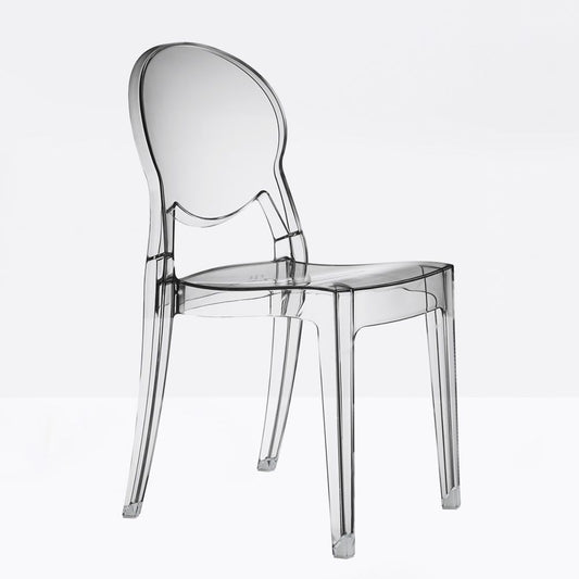 Sedia Scab Igloo Chair - Policarbonato Trasparente Impilabile Certificata CATAS