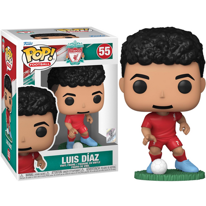 Funko Pop! Football Liverpool (55) Luis Diaz - Vinyl Figure 9cm Player Football