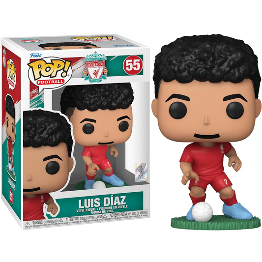 Funko Pop! Football Liverpool (55) Luis Diaz – Vinylfigur 9cm Spieler Fußball