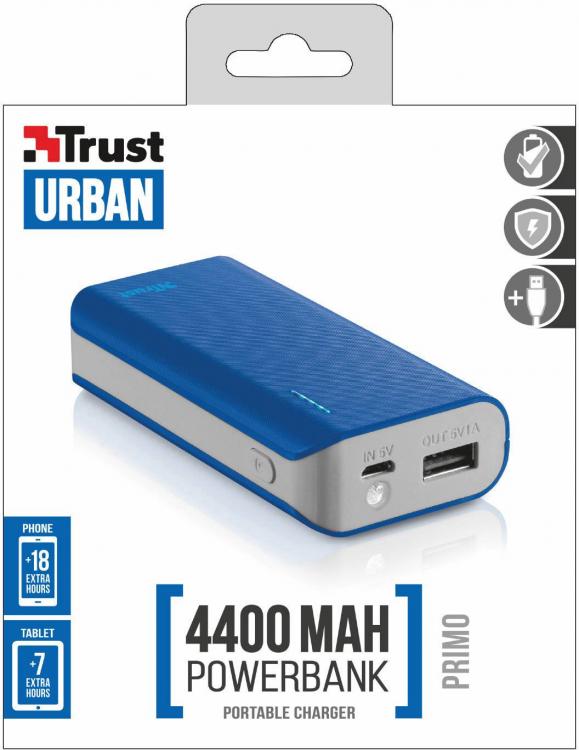 Tust-Urban Power Bank Externer Akku Tragbares Universal-Ladegerät 4400
