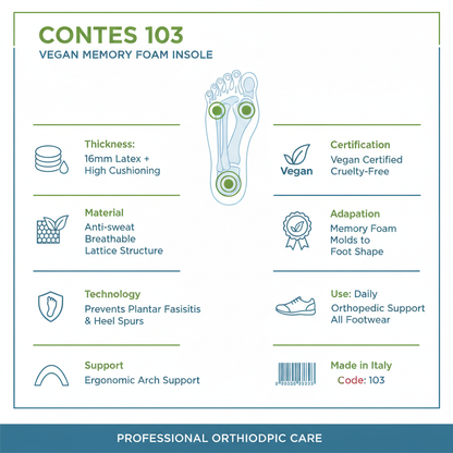 Contes Soletta Contes 103 Vegan Memory Lattice Antisudore 16mm