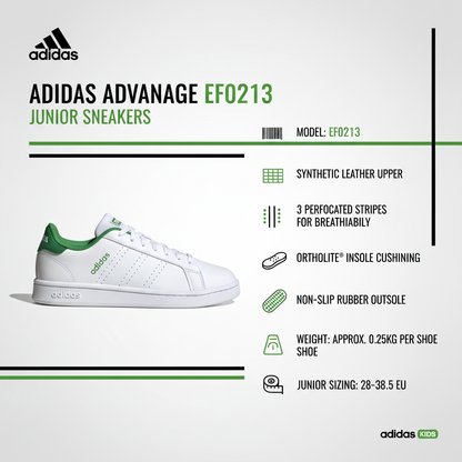 Adidas EF0213 Scarpa streetwear junior - Bianco-Verde