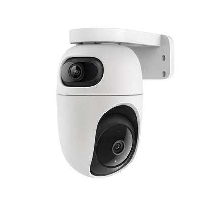 Tapo C245D Telecamera WiFi Interno Doppio Obiettivo 2K+2K, 360° PTZ