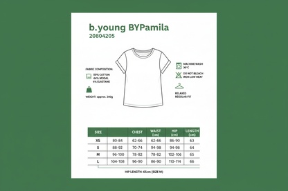 b.young Maglietta Donna BYPamila 20804205 186022 Verde Leprechaun